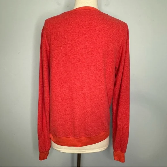 Wildfox Red V-Neck Pullover “Merry Drunk I’m Christmas” Sweatshirt Size S - Picture 2 of 10